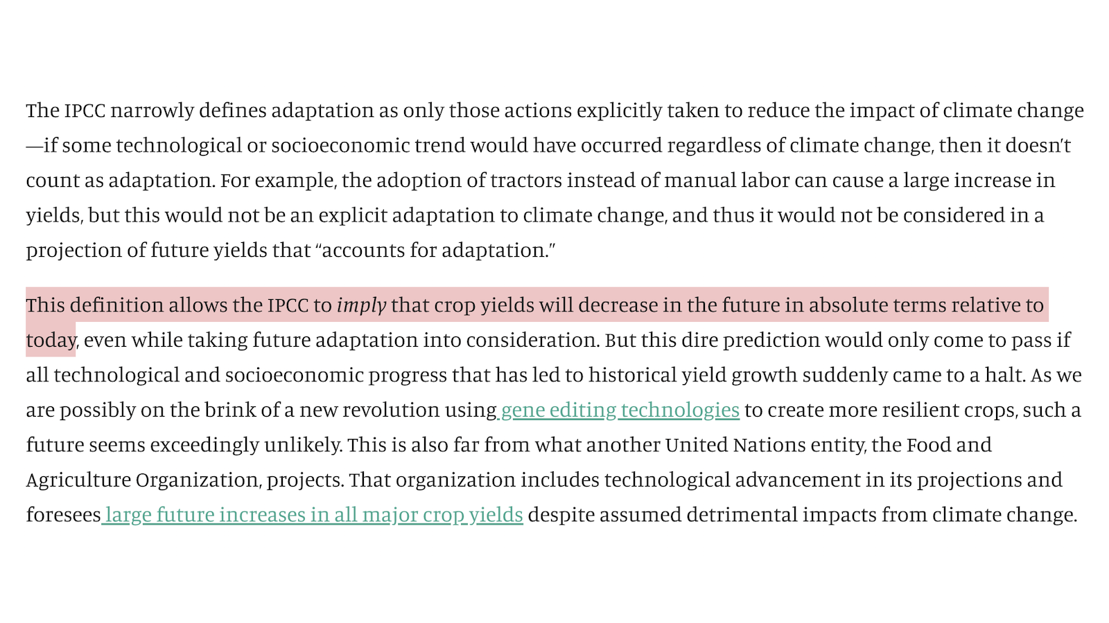 Brown agri climate risk quote