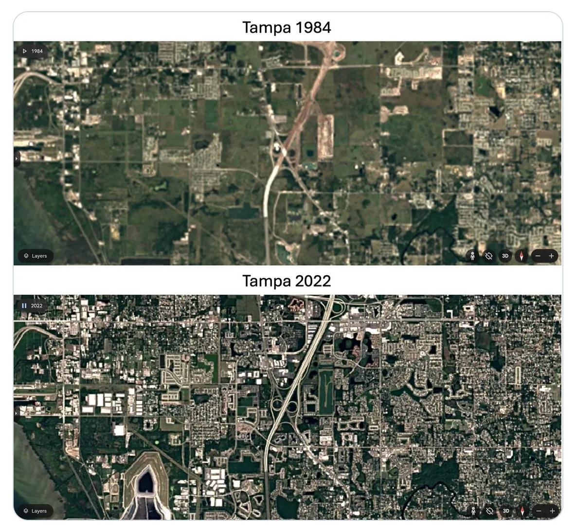 Tampa Bay Density 1984-2022